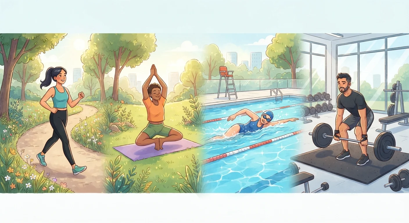 Movement Types and Their Mental Health Effects: A Reference Overview