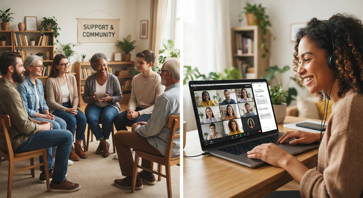 Online Communities and In-Person Groups: Weighing the Trade-offs
