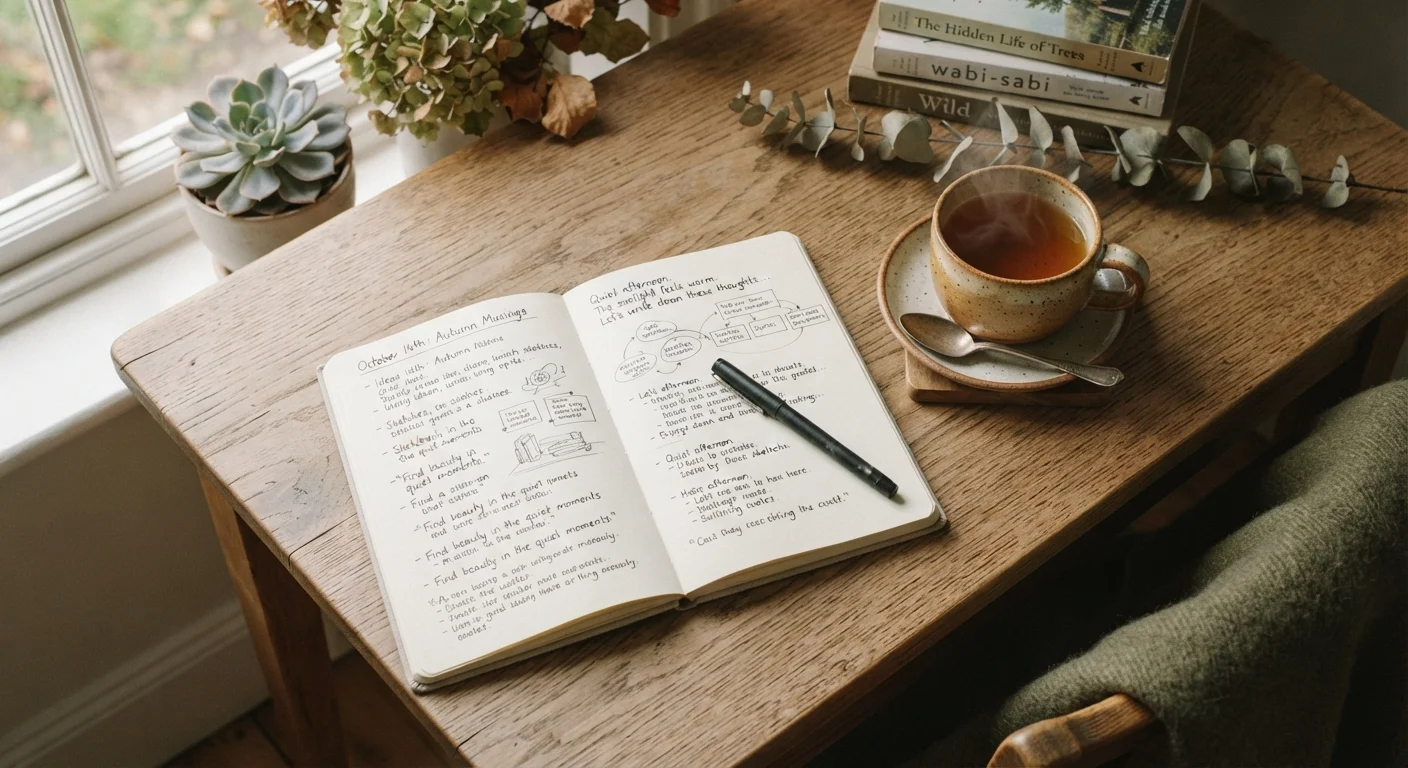 Setting Up a Weekly Journaling Ritual That Actually Sticks