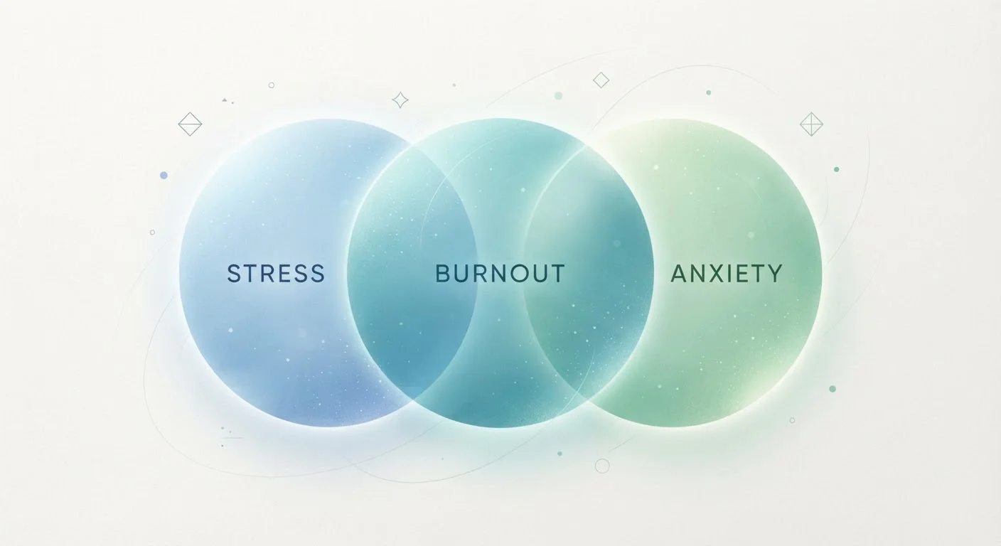 Stress, Burnout, and Anxiety: Untangling Three Overlapping Experiences