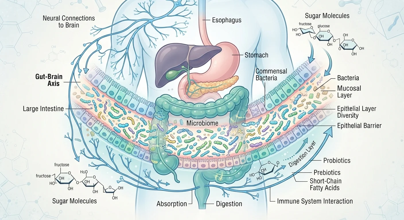 The Gut–Brain Axis and Sugar: How Your Microbiome Influences Anxiety